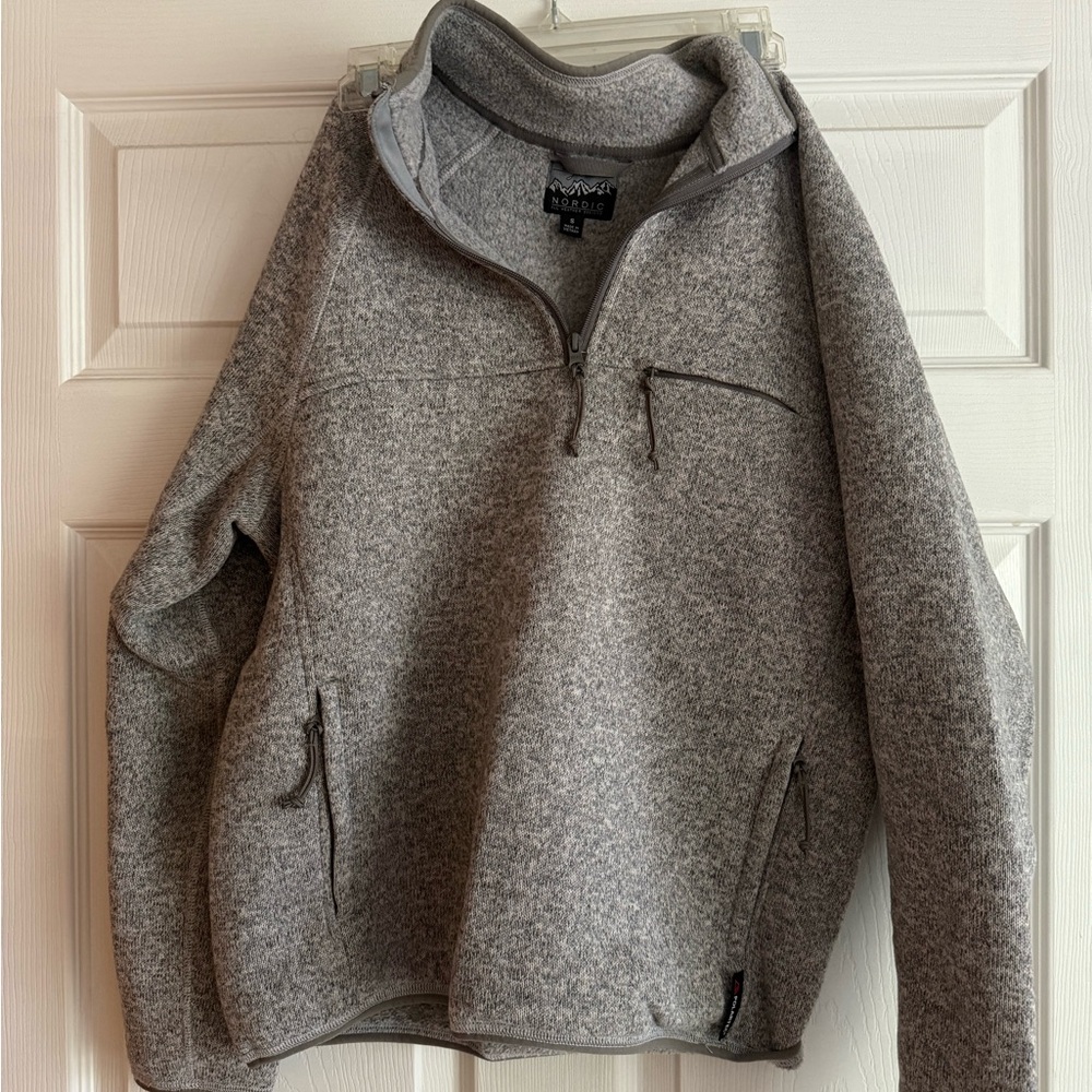 J Crew Pullover Fleece Half-zip Sweater